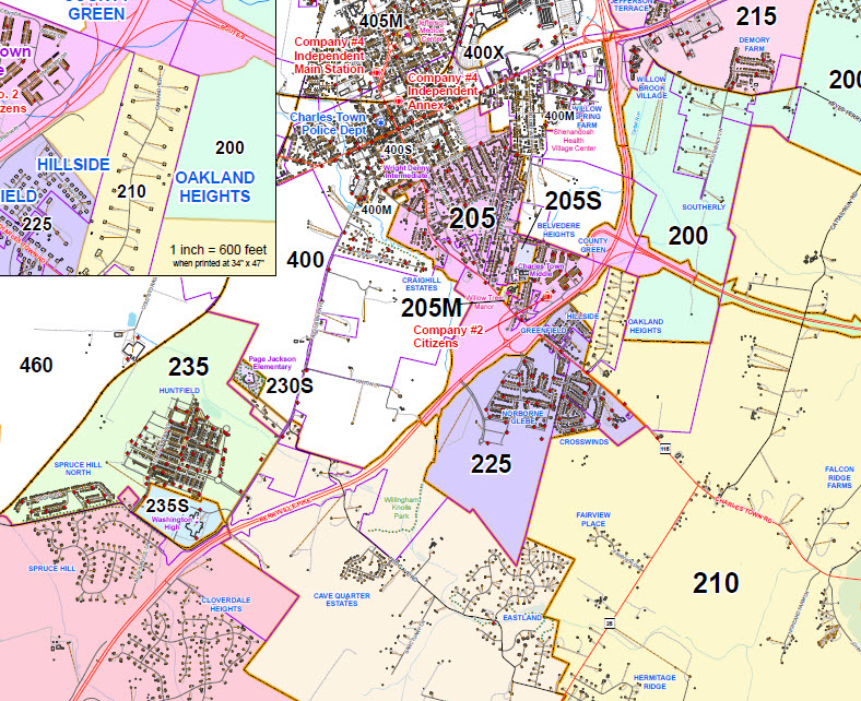 Maps Jefferson County Commission, WV