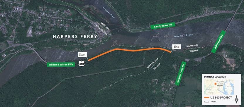 detour map