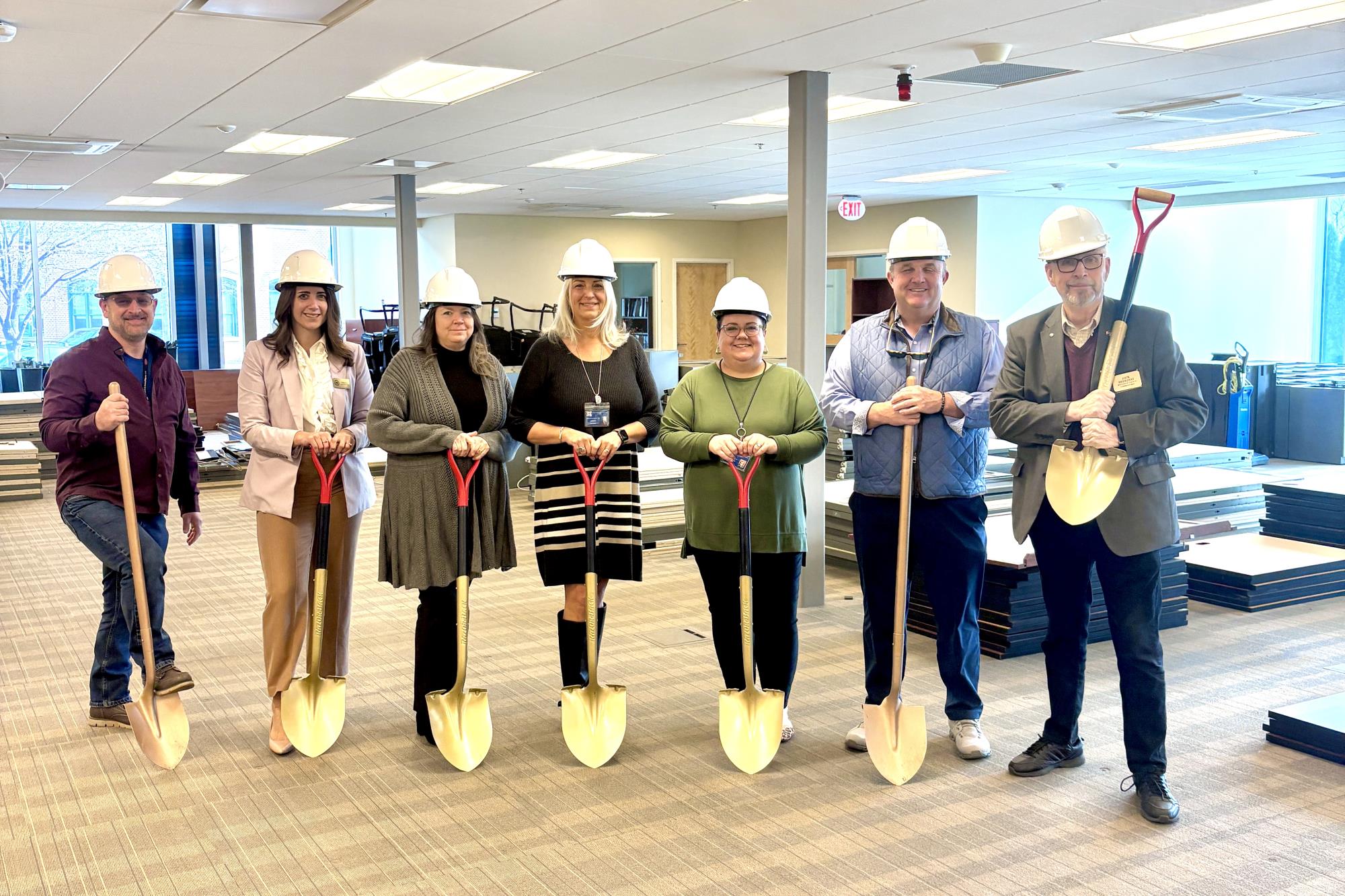 JEFFERSON COUNTY COMMISSION CELEBRATES "GROUNDBREAKING' AS COUNTY CLERK BUILDOUT BEGINS AT 393 BUILDING
